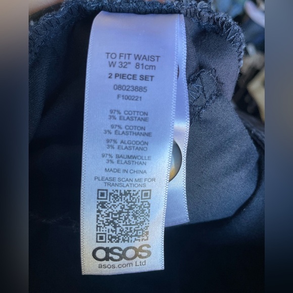 ASOS Men’s Navy Cotton Stretch Chino Shorts, Size W32 - Picture 9 of 9